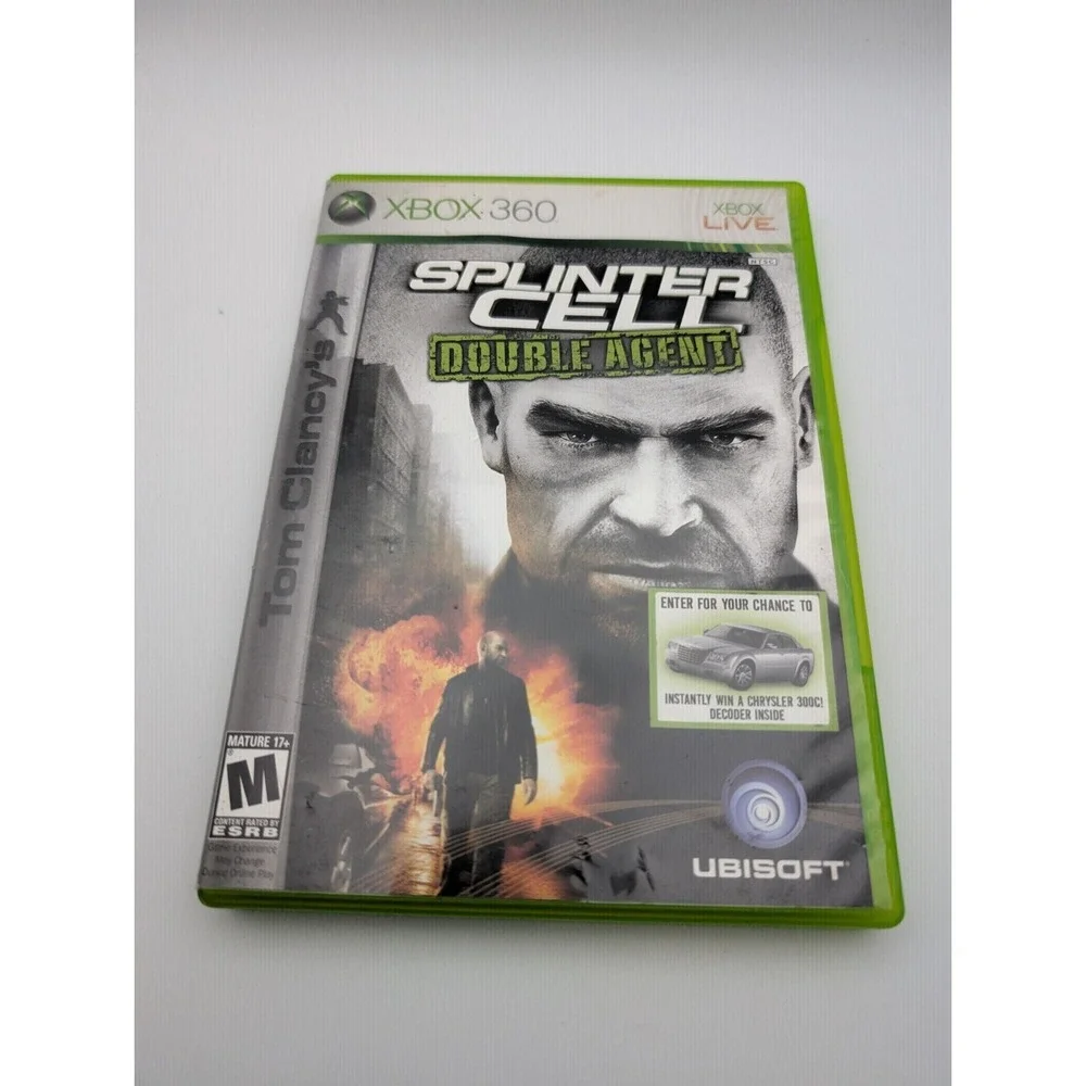 Tom Clancy's Splinter Cell: Double Agent (Microsoft Xbox 360, 2006) No Manual